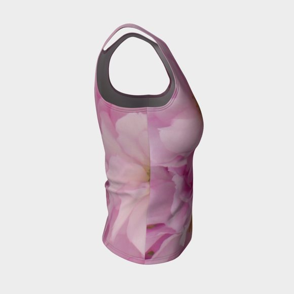 Luxe Tank Top - Open Rose - Picture 4 of 5